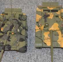 Fahrzeugmodelle im Militärmuseum Eggesin