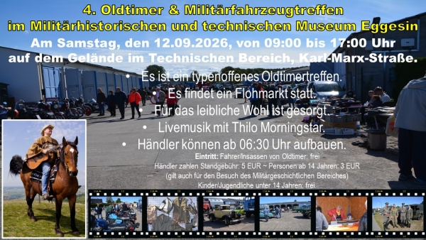 4. Oldtimer & Militärfahrzeugtreffen Eggesin