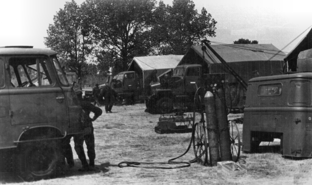 Altes Foto aus den 50er Jahren von den Anfängen in Eggesin (08)